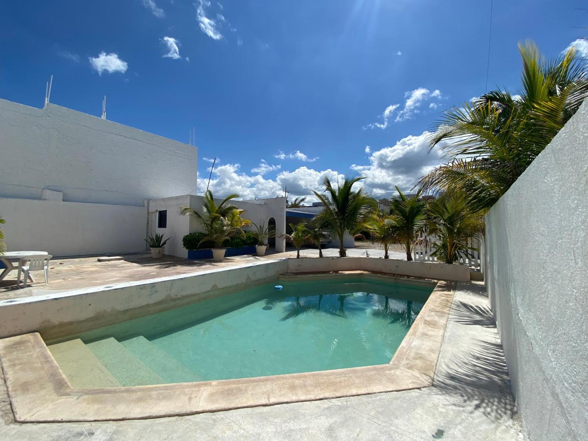 Don Lalo, Family Villa With Sandy Beach At Your Feet. 프로그레소 외부 사진